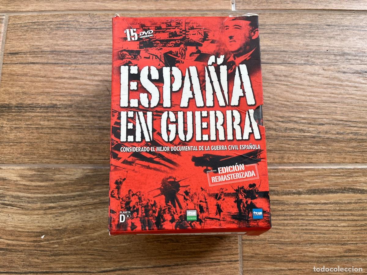 Libros de segunda mano: DIGIPACK 14 DVD&acute;S. - ESPA&Ntilde;A EN GUERRA. GUERRA CIVIL ESPA&Ntilde;OLA - falta el DVD 14 para estar completa l