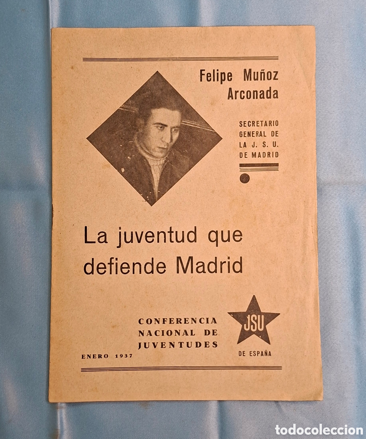 Libros de segunda mano: Folleto Juventud Defiende Madrid 1937