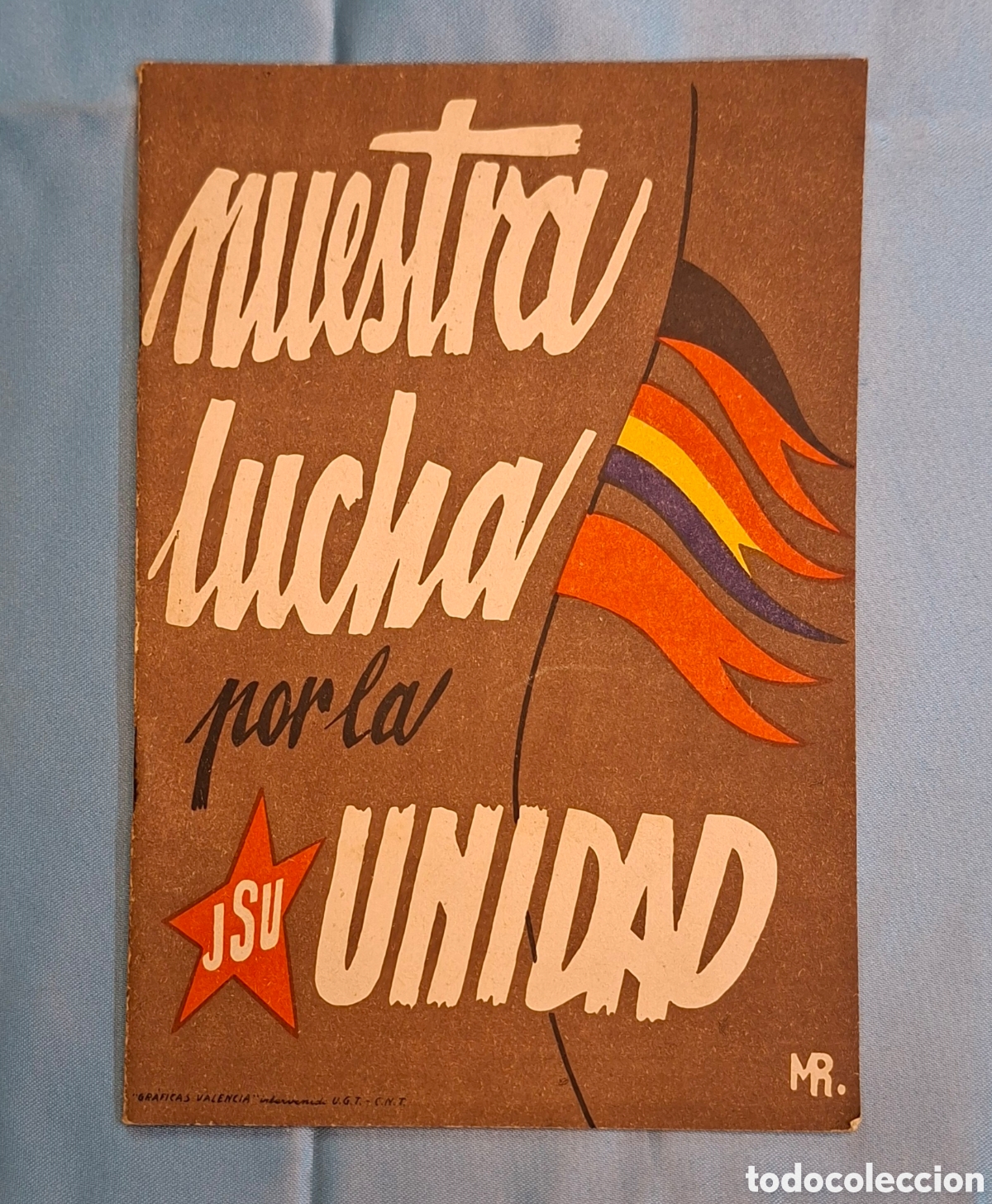 Libros de segunda mano: Cartel Nuestra Lucha por la Unidad JSU
