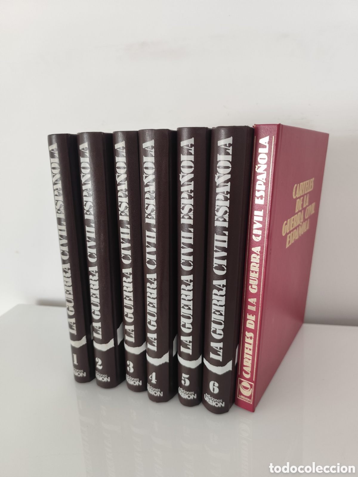 Libros de segunda mano: LA GUERRA CIVIL ESPA&Ntilde;OLA. 6 TOMOS + CARTELES DE LA GUERRA (COL. COMPLETA). HUGH THOMAS. URBION .1979