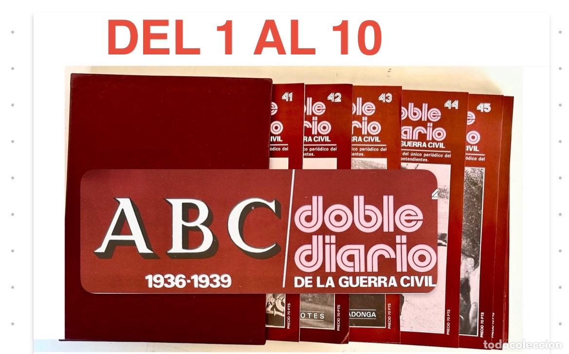 Gebrauchte B&uuml;cher: ABC DOBLE DIARIO GUERRA CIVIL ESPA&Ntilde;OLA D&Iacute;A A D&Iacute;A-DE 1 A 10-1936/1939-10 REVISTA PRENSA ESPA&Ntilde;OLA 1979