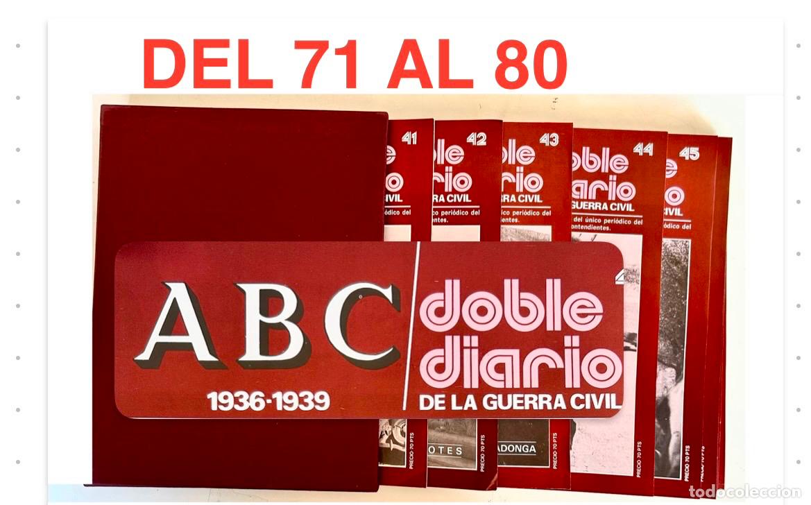 Gebrauchte B&uuml;cher: ABC DOBLE DIARIO GUERRA CIVIL ESPA&Ntilde;OLA D&Iacute;A A D&Iacute;A-DE 71 A 80-1936/1939-10 REVISTA PRENSA ESPA&Ntilde;OLA 97
