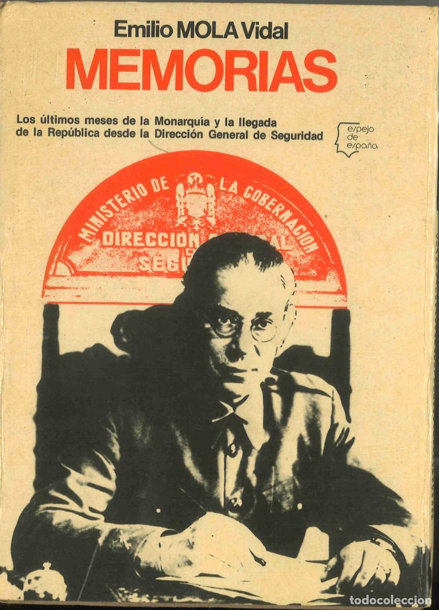 Libros de segunda mano: Emilio Mola Vidal. Memorias. 1977