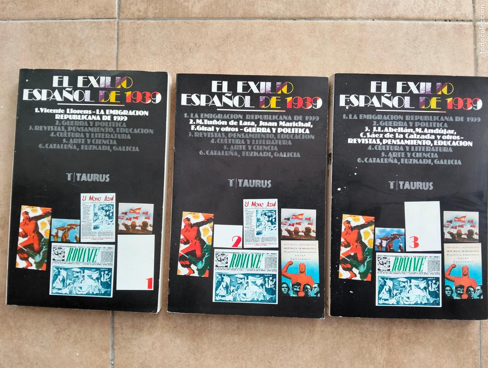 Libros de segunda mano: Historia. Guerra Civil. El Exilio Espa&ntilde;ol de 1939,Varios autores, Taurus, 1976. VISITA CATALOGO. L54