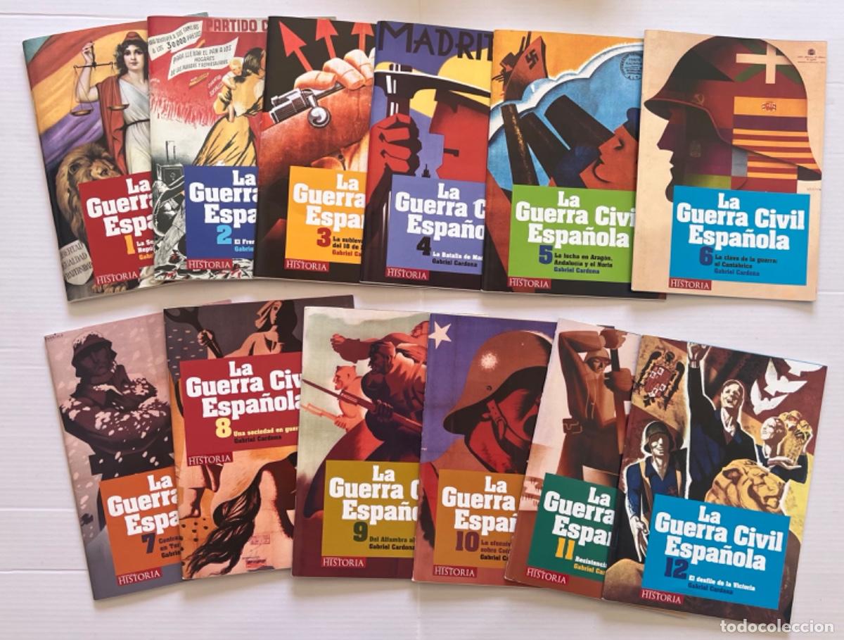 Libros de segunda mano: 12 libretos revistas aventura de la historia LA GUERRA CIVIL ESPA&Ntilde;OLA