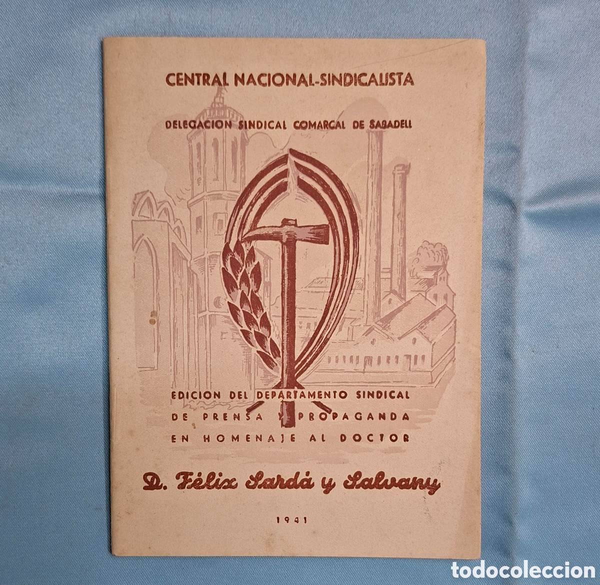 Libros de segunda mano: Folleto original (1941) &ndash; Delegaci&oacute;n Sindical