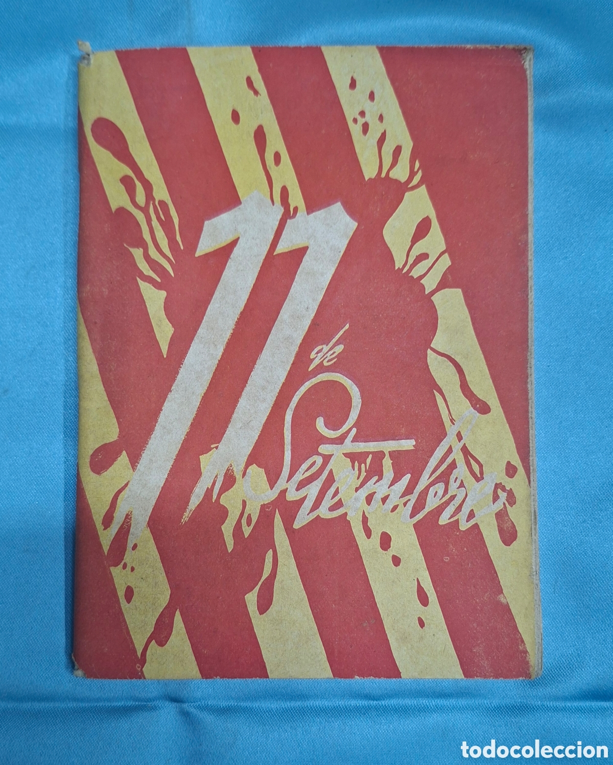 Libros de segunda mano: Folleto &ldquo;L&rsquo;Onze de Setembre&rdquo; &ndash; Edicions Nova Joventut, 1938