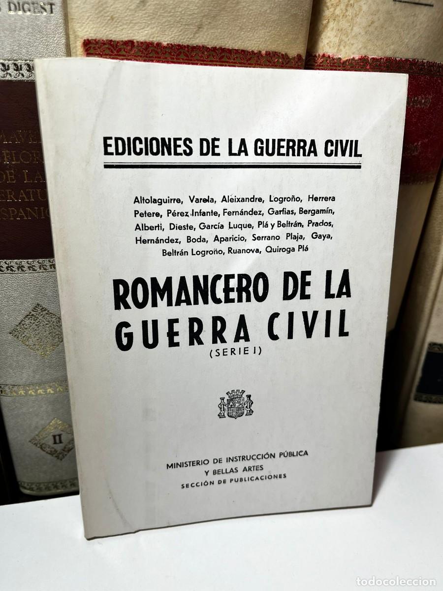 Libros de segunda mano: ROMANCERO DE LA GUERRA CIVIL (Serie l). 1997.