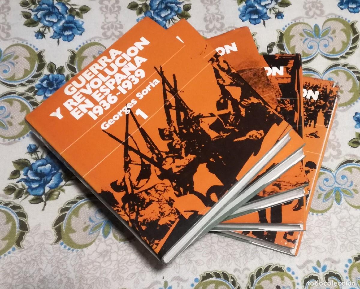 Libros de segunda mano: Guerra y revolucion en Espa&ntilde;a 1936-1939: 5 tomos, completa - Georges Soria; Oceano Exito