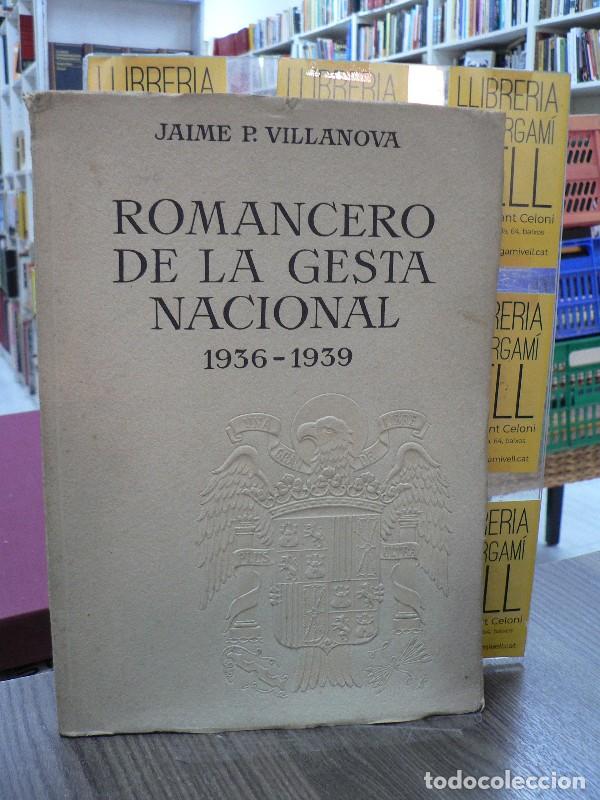 Libros de segunda mano: Romancero de la gesta nacional 1936-1939 - Jaime P. Villanova - Editorial Relieves Basa y Pages - 19