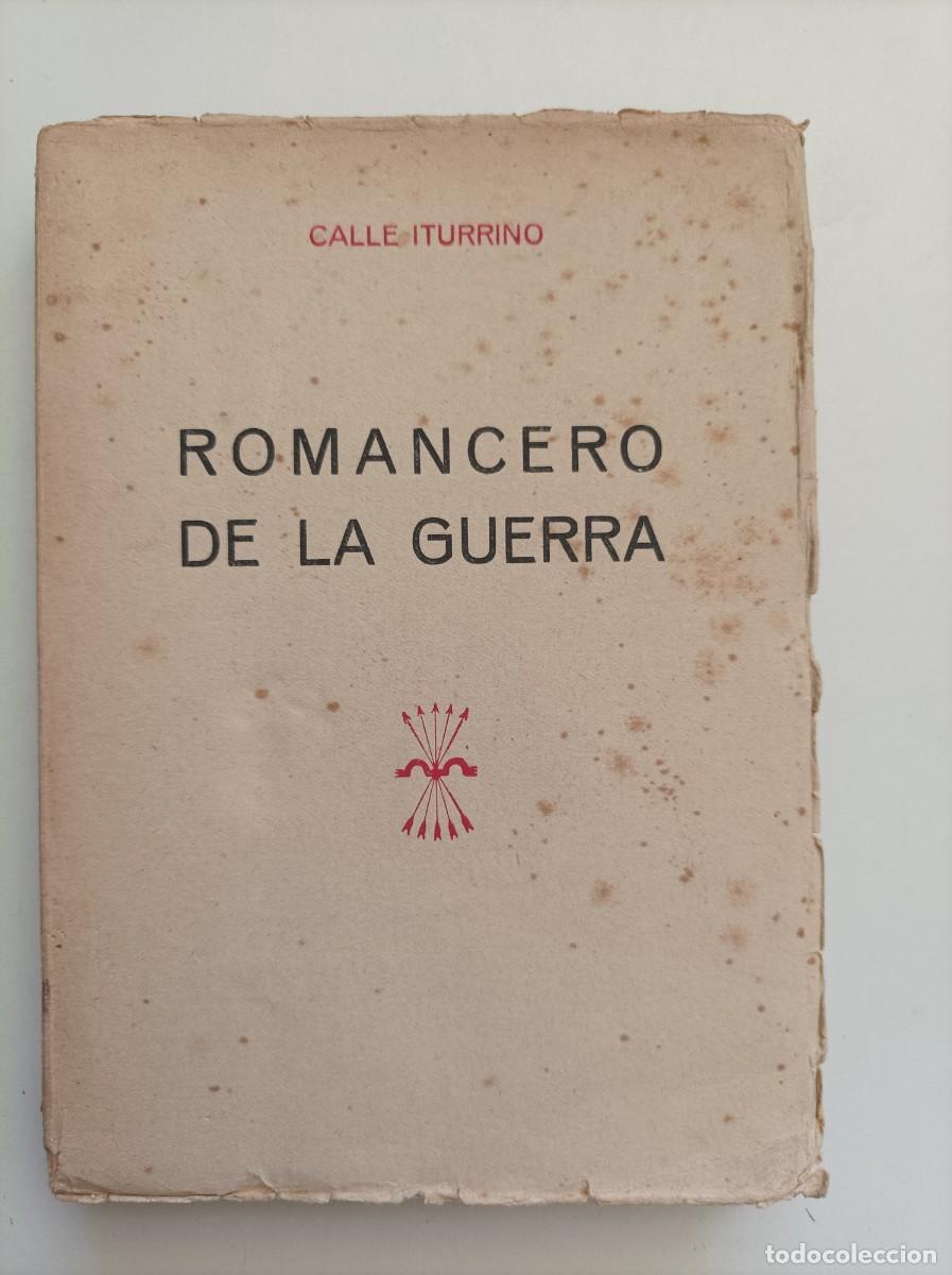 Libros de segunda mano: Romancero de la Guerra. Calle Iturrino. Escuelas Gr&aacute;ficas Santa Casa de la Misericordia. Bilbao