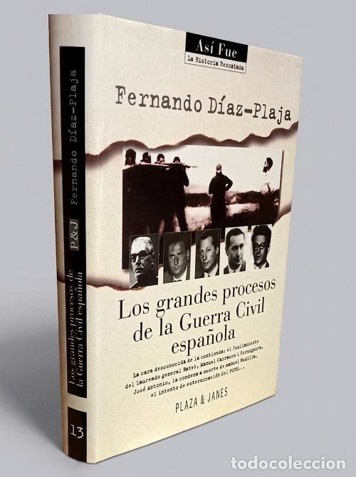 Libros de segunda mano: �F978 - LOS GRANDES PROCESOS DE LA GUERRA CIVIL ESPA&Ntilde;OLA. FERNANDO DIAZ-PLAJA.