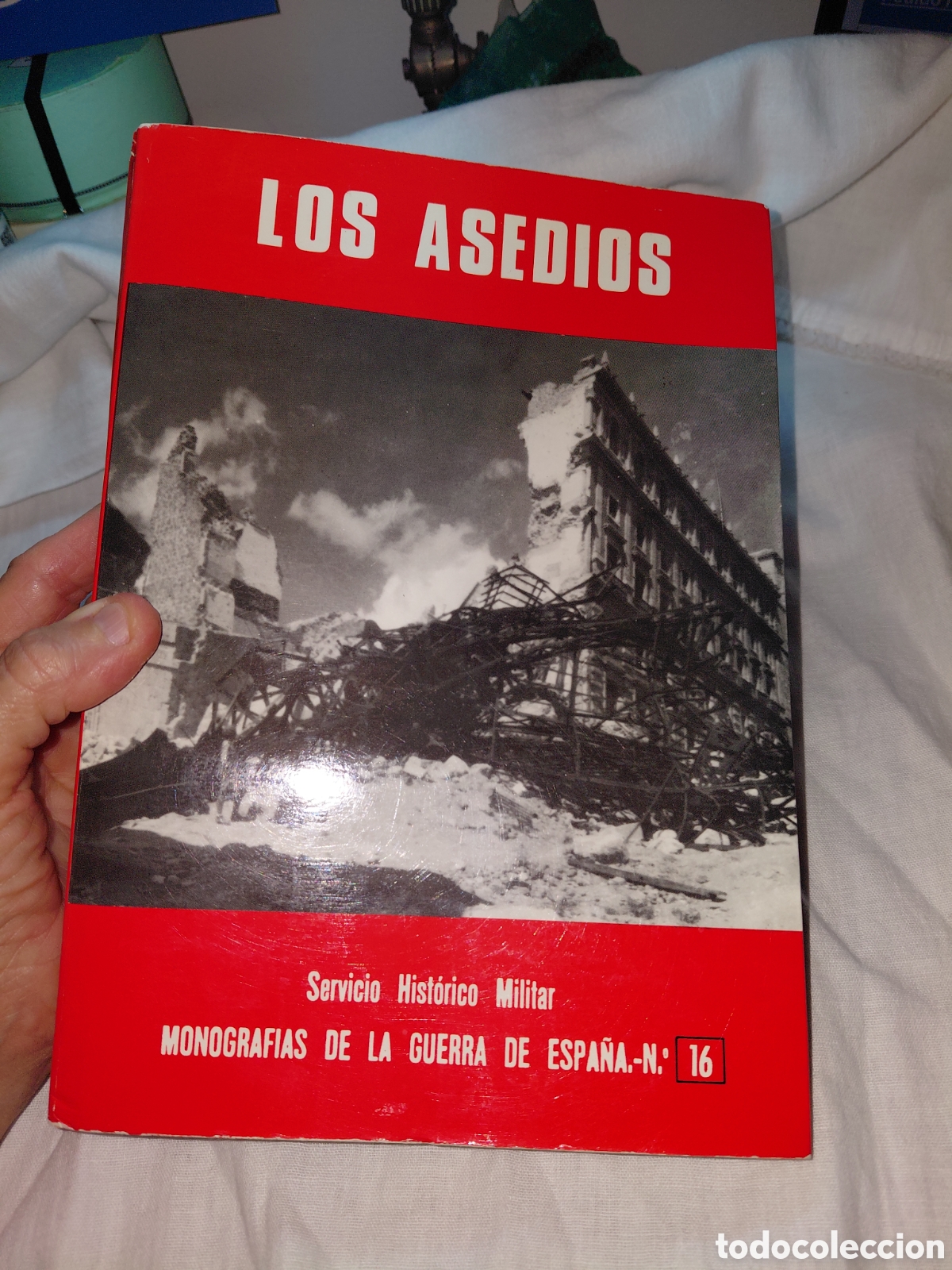 Libros de segunda mano: LOS ASEDIOS.MONOGRAFIAS DE LA GUERRA DE ESPA&Ntilde;A N&ordm; 16.SAN MARTIN MADRID 1983