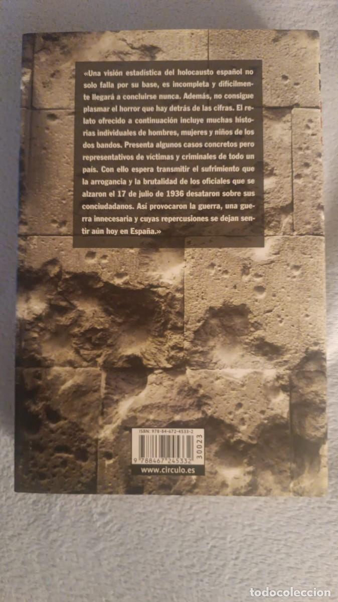 Libros de segunda mano: El holocausto espa&ntilde;ol - Paul Preston (C&iacute;rculo de Lectores) Tapa dura
