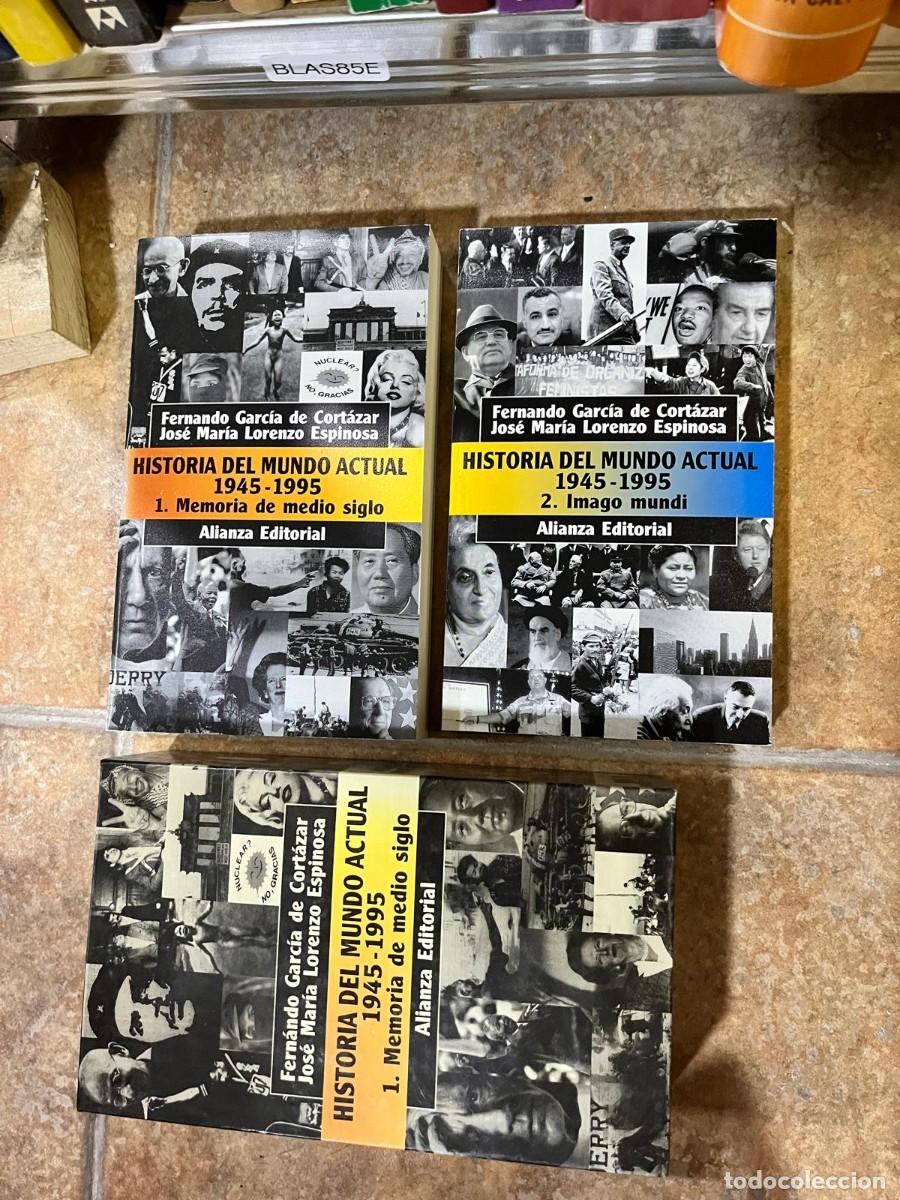 Libros de segunda mano: BLAS85E Historia del mundo actual 1945-1995. Vol. 1 y 2 en estuche &ndash; Fernando Garc&iacute;a de Cortazar