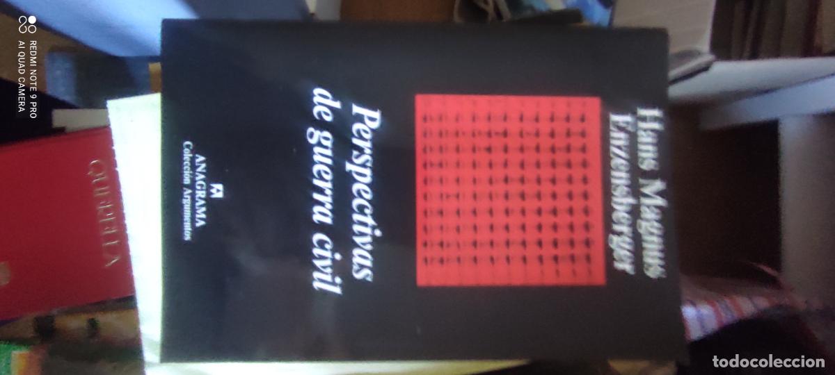 Libros de segunda mano: HANS MAGNUS ENZENSBERGER. PERSPECTIVAS DE GUERRA CIVIL. ANAGRAMA.