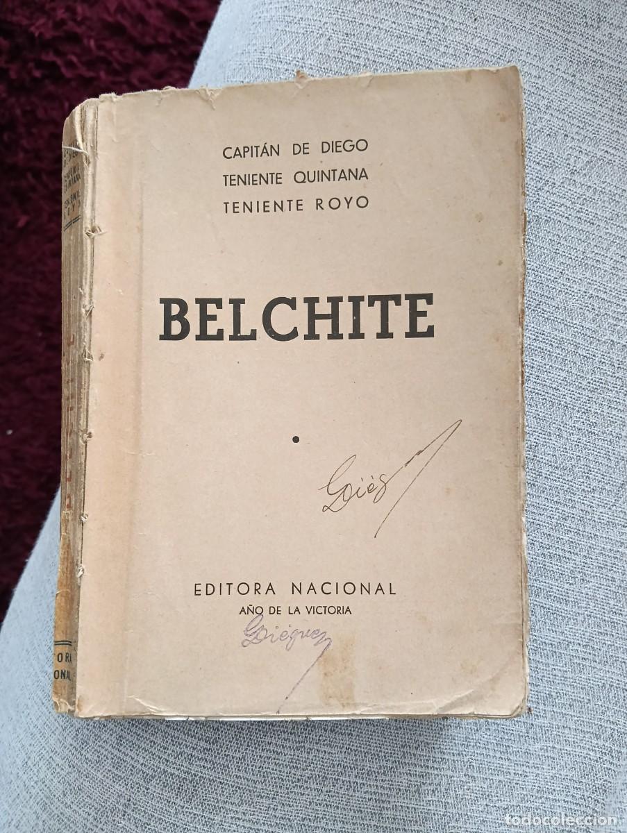 Libros de segunda mano: Libro Guerra civil Espa&ntilde;ola 1939 Belchite con mapa y fotos