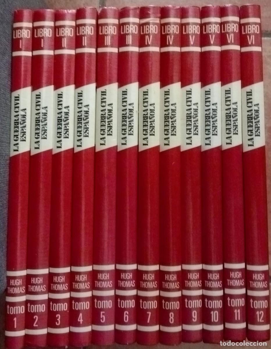 Libros de segunda mano: HUGH THOMAS - LA GUERRA CIVIL ESPA&Ntilde;OLA (12 TOMOS) - EDICIONES URBI&Oacute;N 1979