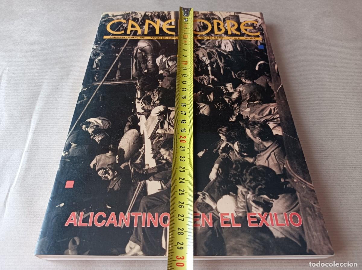 Libros de segunda mano: CANELOBRE ALICANTINOS EN EL EXILIO N&ordm; 20/21 1991 - Revista Instituto de Cultura 'Juan Gil-Albert'
