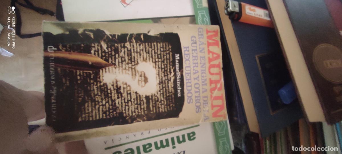 Libros de segunda mano: Maurin, gran enigma de la guerra y otros recuerdos.- S&aacute;nchez, Manuel