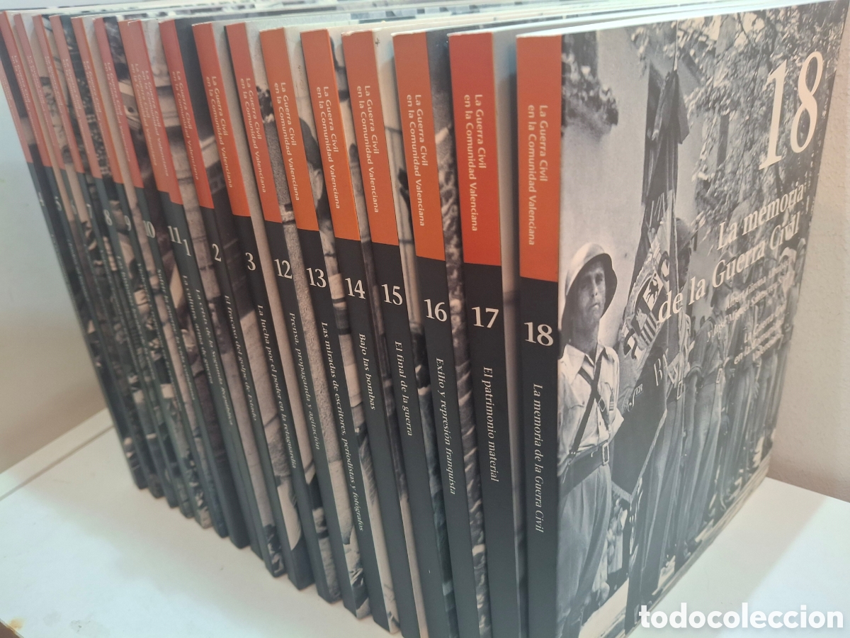 Livres d'occasion: LA GUERRA CIVIL EN LA COMUNIDAD VALENCIANA, 18 TOMOS, HISTORY, EDITORIAL PRENSA VALENCIANA, 2006