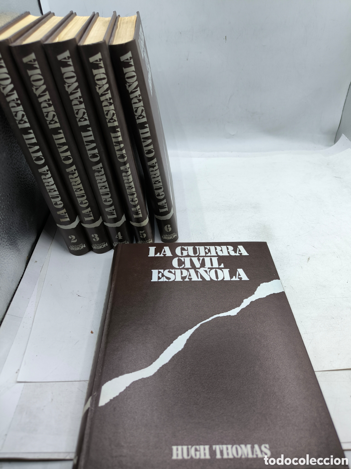 Libri di seconda mano: La Guerra civil Espa&ntilde;ola hughc Thomas 6 tomos ediciones urbi&oacute;n