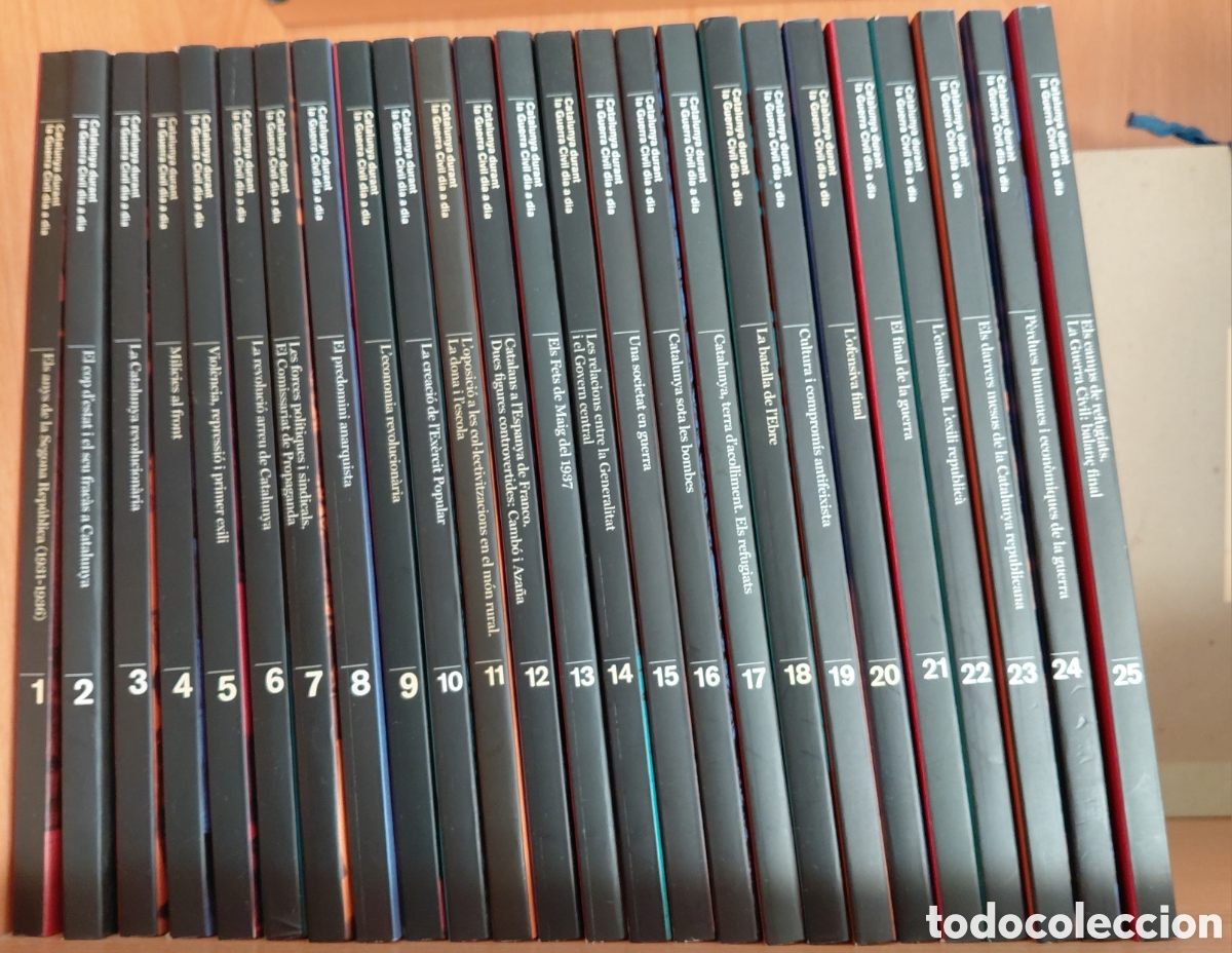 Gebrauchte B&uuml;cher: CATALUNYA DURANT LA GUERRA CIVIL DIA A DIA.-EDICIONS 62 -COMPLETA 25 VOLUMS