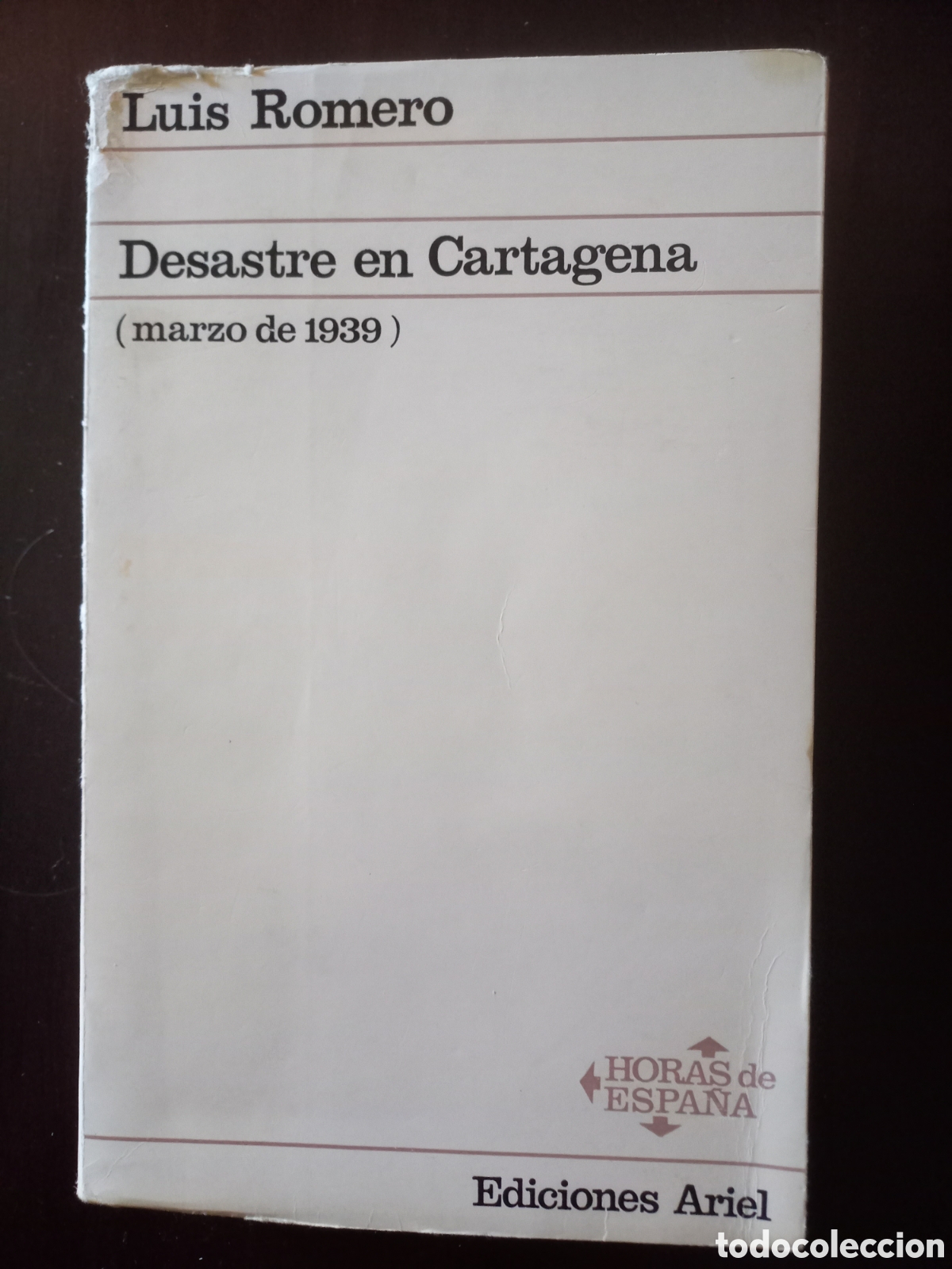 Libros de segunda mano: Libro Desastre en Cartagena. Armada. Marina. Naval