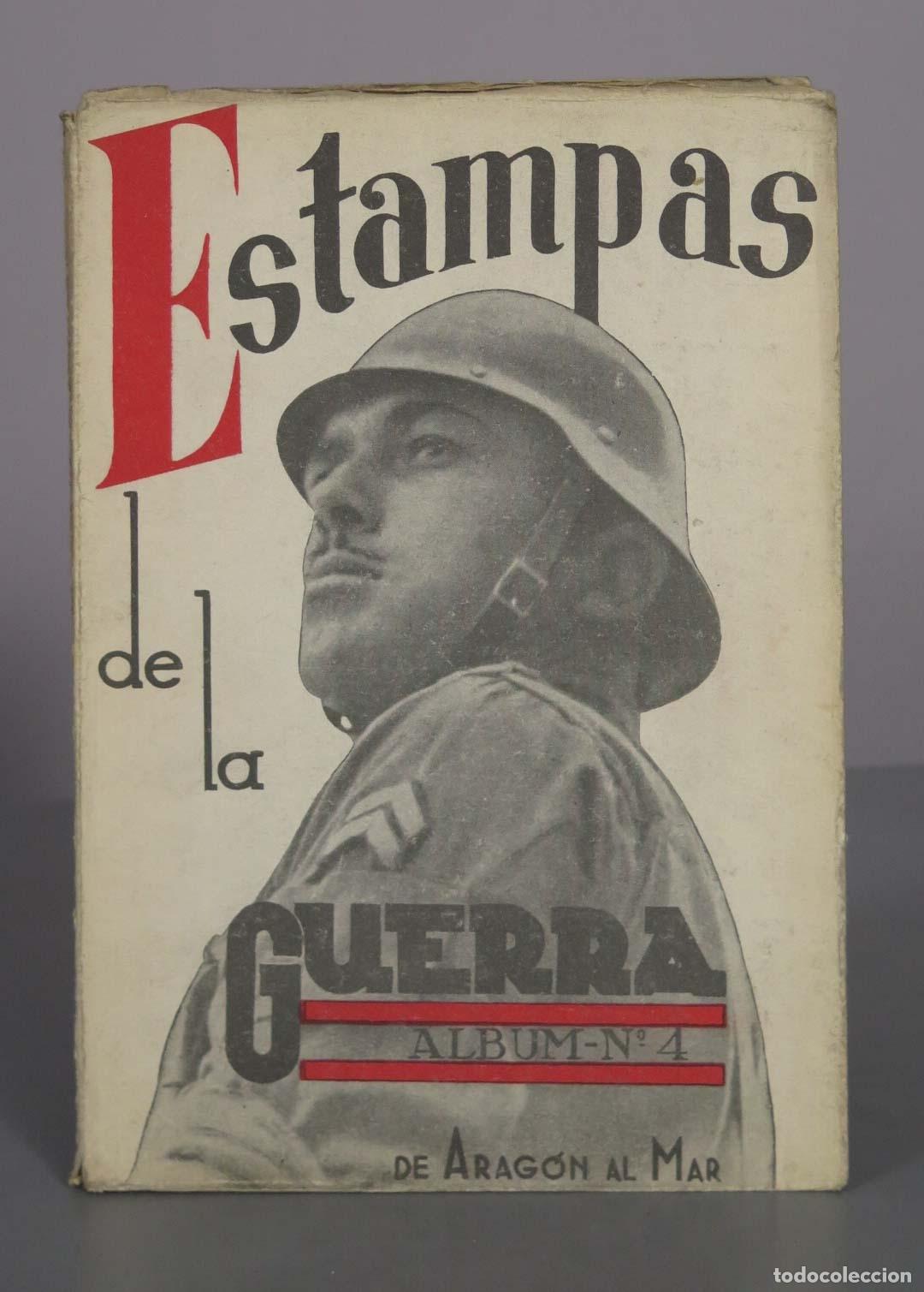 Libros de segunda mano: Estampas de la Guerra - Album N&ordm; 4 - De Aragon al Mar - Editora Nacional