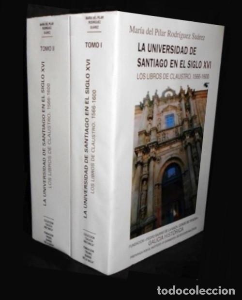 Gebrauchte B&uuml;cher: �F2683 - LA UNIVERSIDAD DE SANTIAGO EN EL S. XVI. LIBROS DE CLAUSTRO 1566-1600. COMPLETO 2T. GALICIA