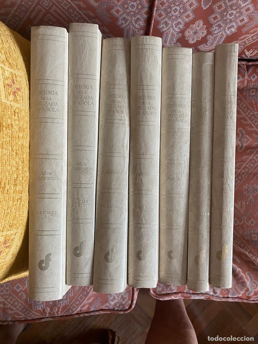 Libros de segunda mano: Historia de la cruzada espa&ntilde;ola, completo (7 tomos), Joaqu&iacute;n Arraras y Carlos S&aacute;enz, 1984