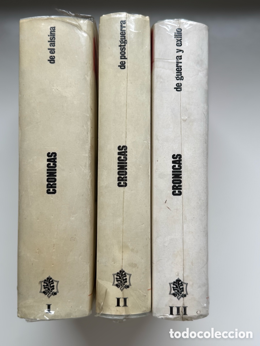 Libros de segunda mano: Lote de 3 libros &rdquo;Cr&oacute;nicas&rdquo; precinto original - Foto 2