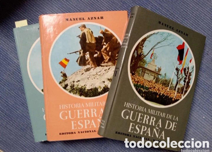 Libros de segunda mano: HISTORIA MILITAR DE LA GUERRA DE ESPA&Ntilde;A. 3 TOMOS, MANUEL AZNAR.