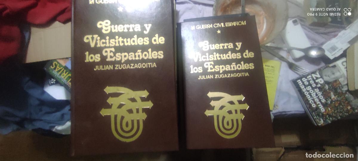 Libros de segunda mano: ZUGAZAGOITIA, Juli&aacute;n. - GUERRA Y VICISITUDES DE LOS ESPA&Ntilde;OLES 2 vol libro