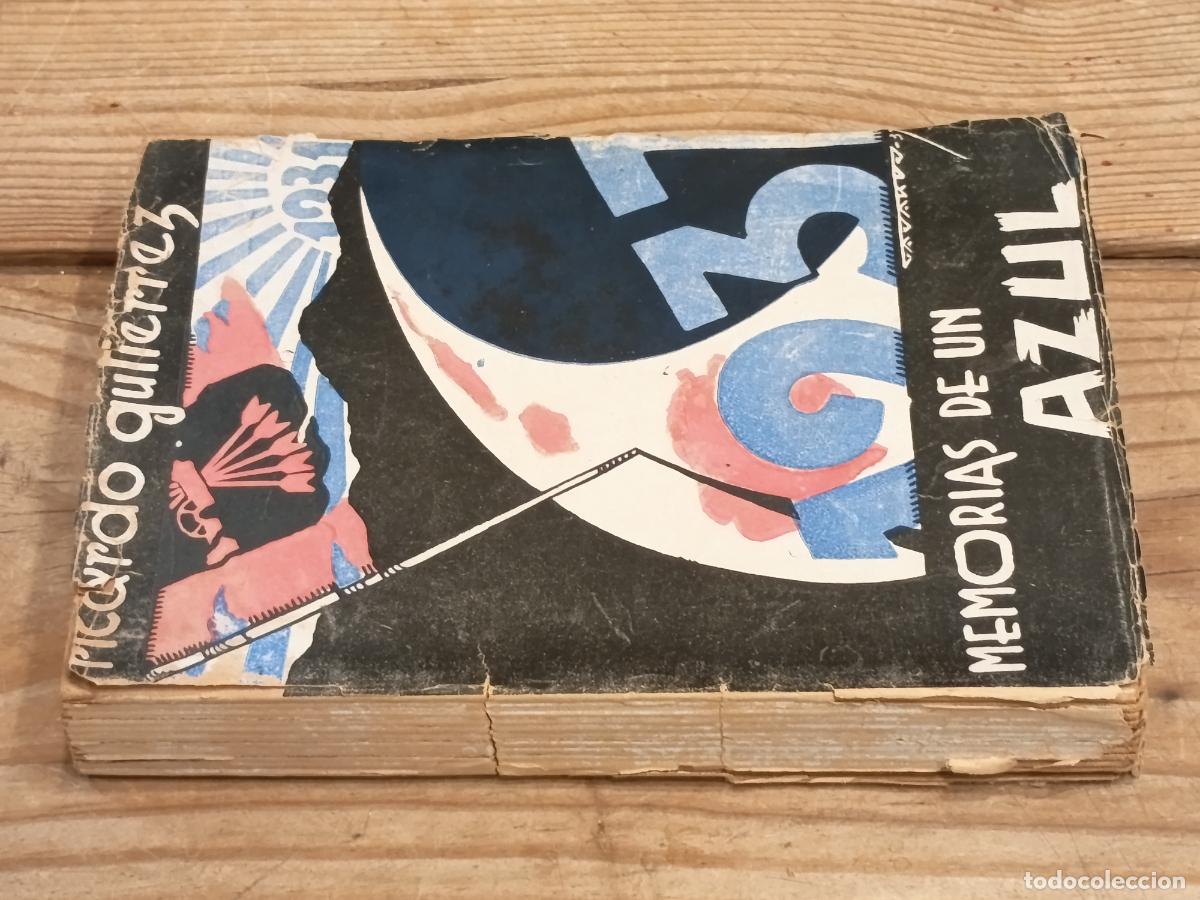 Libros de segunda mano: 1939 - RICARDO GUTIERREZ. Memorias de un azul