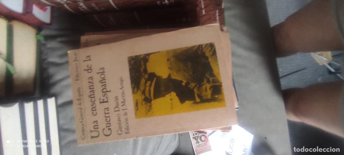 Libros de segunda mano: UNA ENSE&Ntilde;ANZA DE LA GUERRA ESPA&Ntilde;OLA. GUSTAVO DUR&Aacute;N. EDICIONES J&Uacute;CAR. 1980