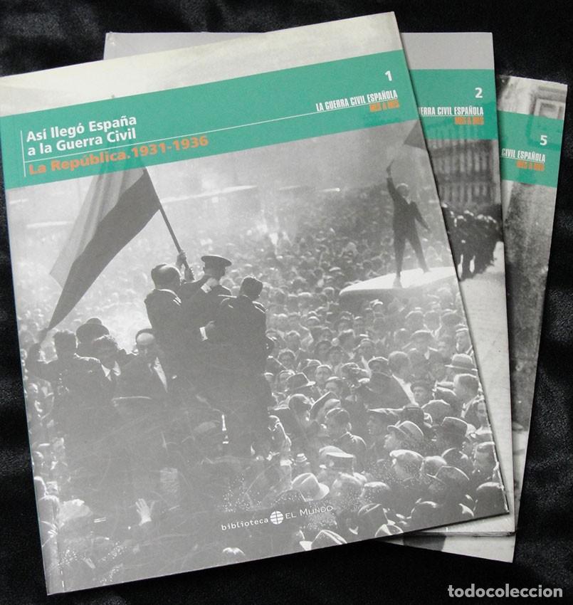 Libros de segunda mano: LOTE 4 TOMOS LA GUERRA CIVIL ESPA&Ntilde;OLA MES A MES BIBLIOTECA EL MUNDO