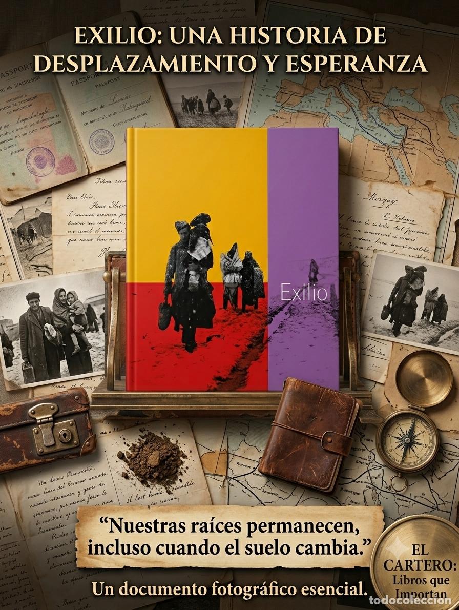 Libros de segunda mano: EXILIO.CATALOGO .FUNDACION PABLO IGLESIAS-CAJA GRANADA
