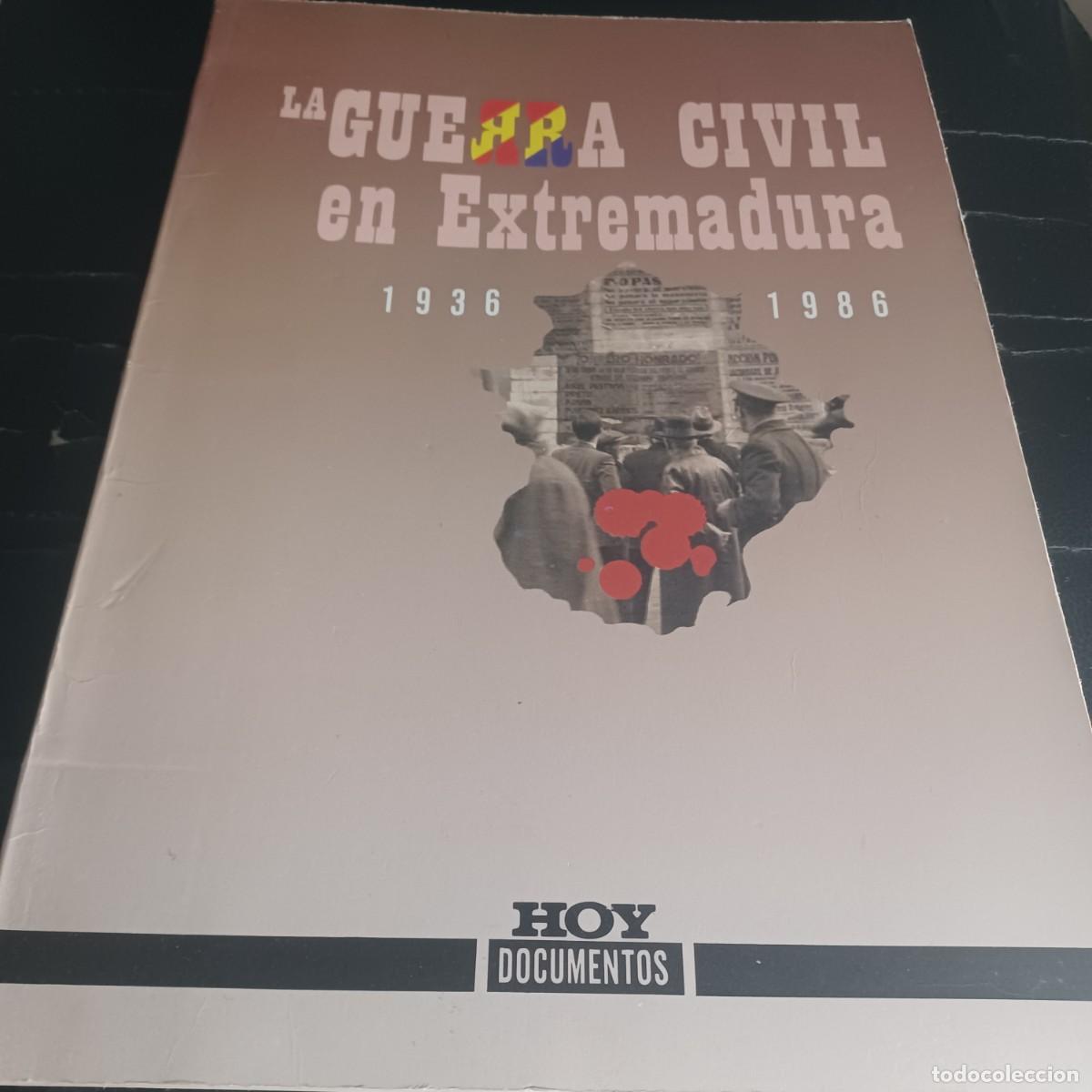 Libros de segunda mano: La guerra civil en Extremadura. 1936-1986. Coleccionable Hoy.