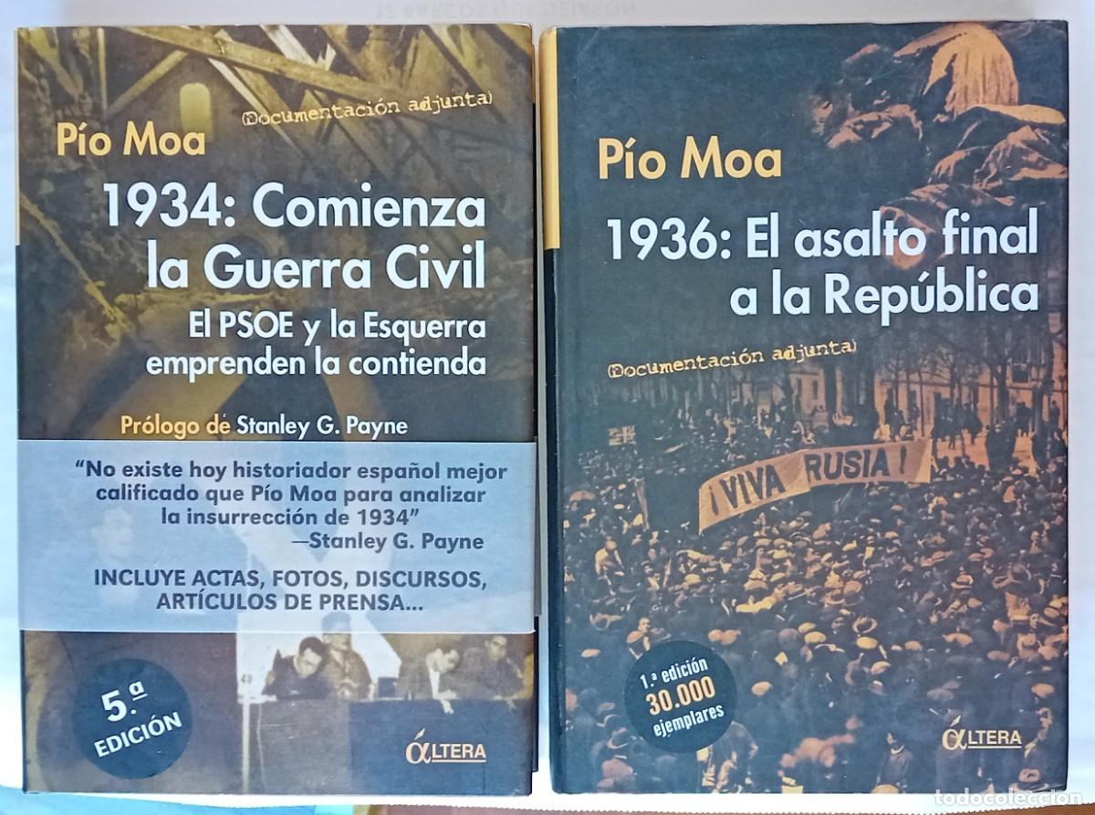 Libros de segunda mano: Dos libros de P&iacute;o Moa (Ver descripci&oacute;n).