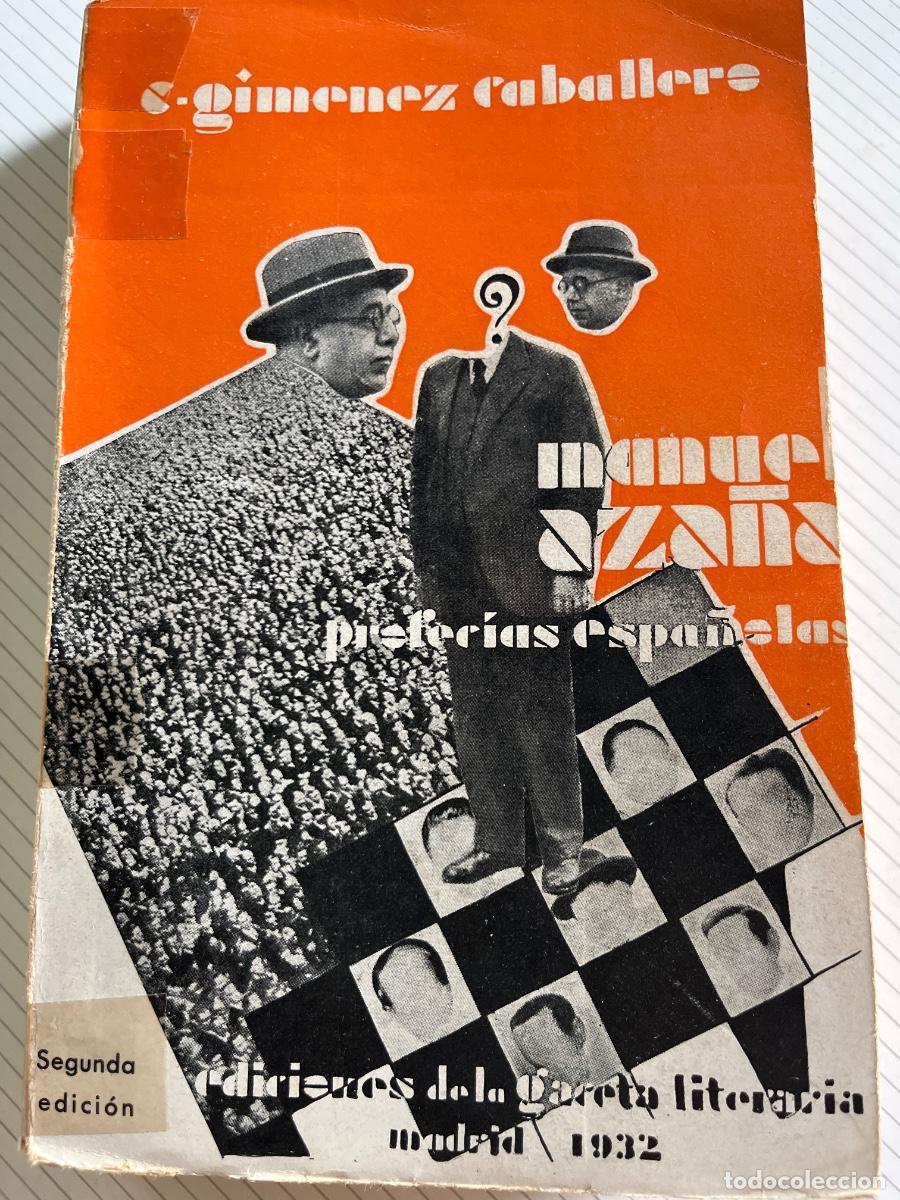 Libros de segunda mano: E. Gim&eacute;nez Caballero: Manuel Aza&ntilde;a (Profec&iacute;a espa&ntilde;olas), Madrid 1932