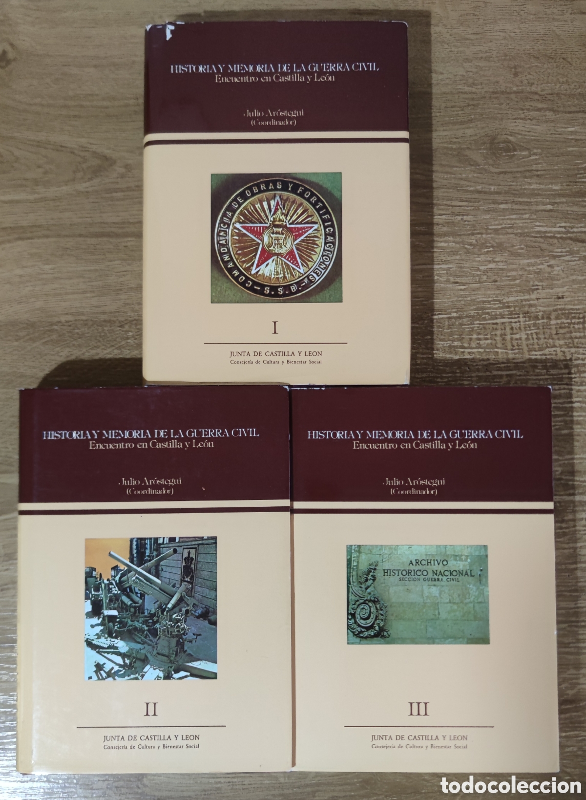 Libros de segunda mano: Historia y Memoria de la Guerra Civil. Encuentro en Castilla y Le&oacute;n. 3 tomos (1988) Julio Ar&oacute;stegui