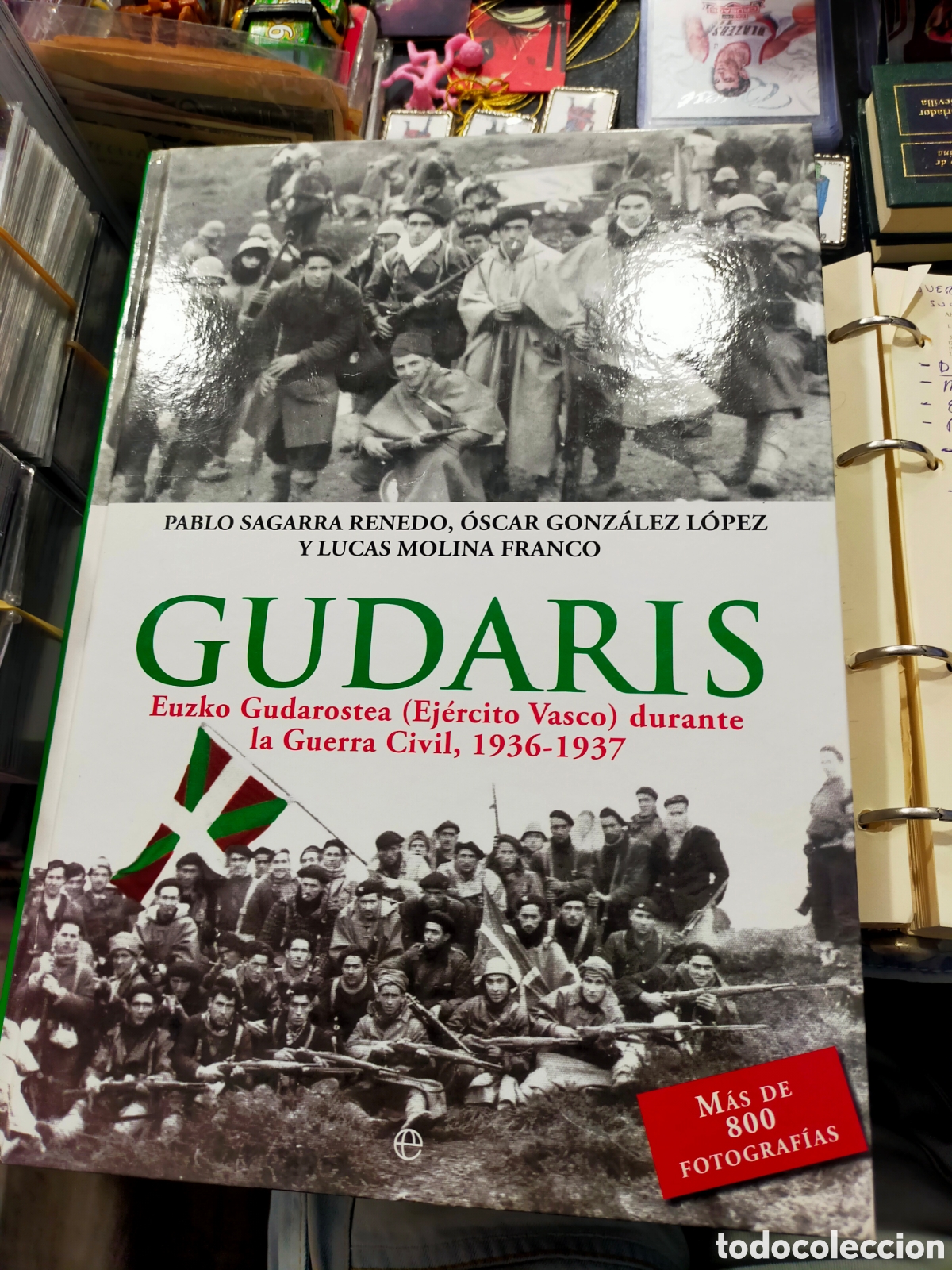 Libros de segunda mano: GUDARIS EUSKO GUDAROSTEA 1936-1937 PABLO SAGARRA la esfera de los libros nuevo