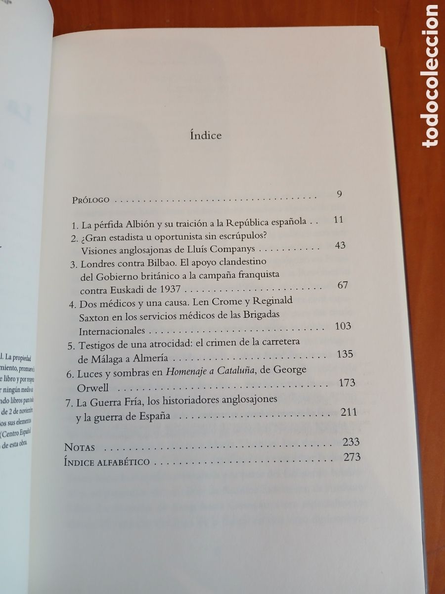 Libros de segunda mano: La P&eacute;rfida Albi&oacute;n. Paul Preston. - Foto 4