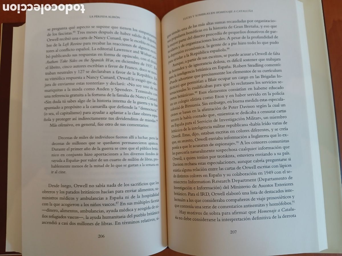Libros de segunda mano: La P&eacute;rfida Albi&oacute;n. Paul Preston. - Foto 13