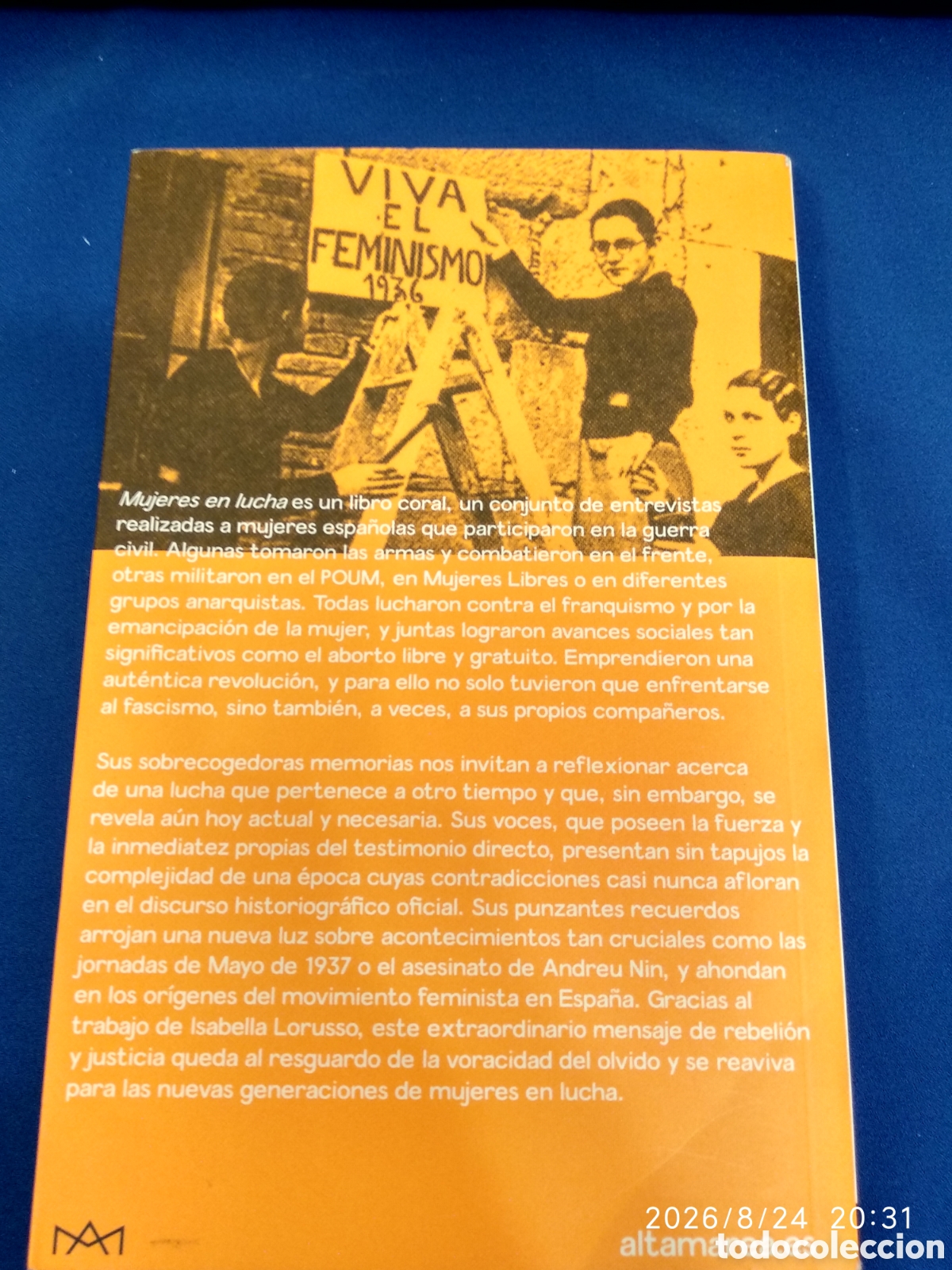 Libros de segunda mano: Mujeres en lucha (Isabella Lorusso) - Foto 4