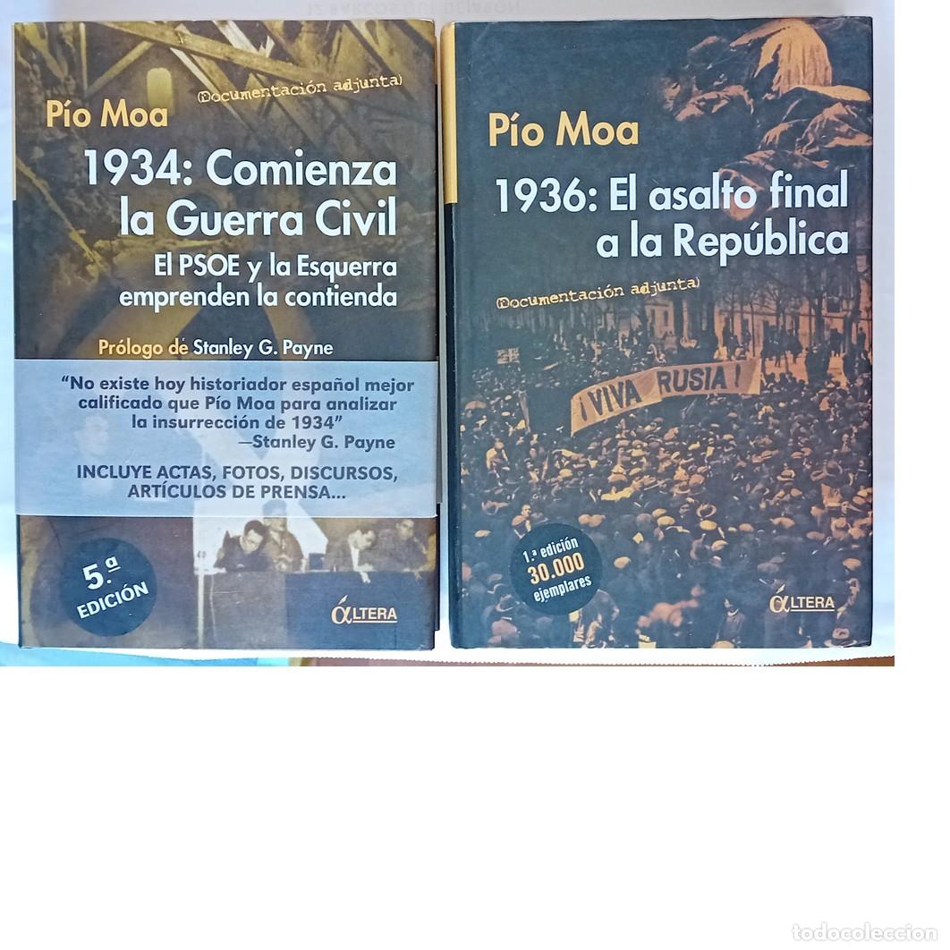 Libri di seconda mano: Dos libros de P&iacute;o Moa (Ver descripci&oacute;n).