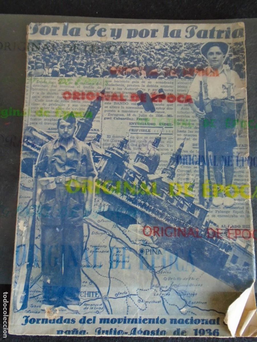 Libros de segunda mano: (RE-260900)CARLISMO. POR LA FE Y POR LA PATRIA. V. NAVARRO GONZ&Aacute;LEZ PYRENE. FASC&Iacute;CULO I. 1936