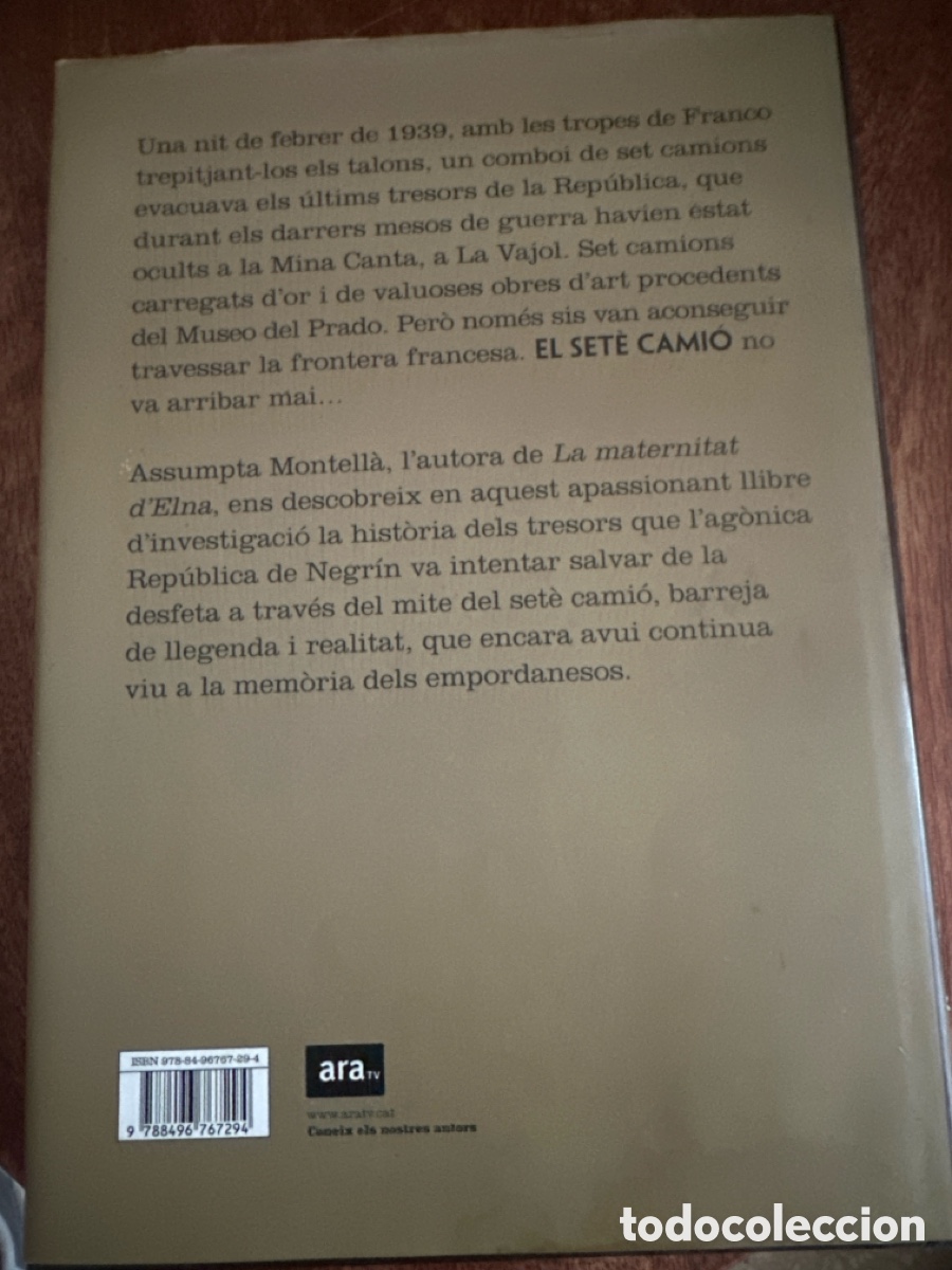 Libros de segunda mano: El set&egrave; cami&oacute; El tresor perdut de la Rep&uacute;blica - Foto 2
