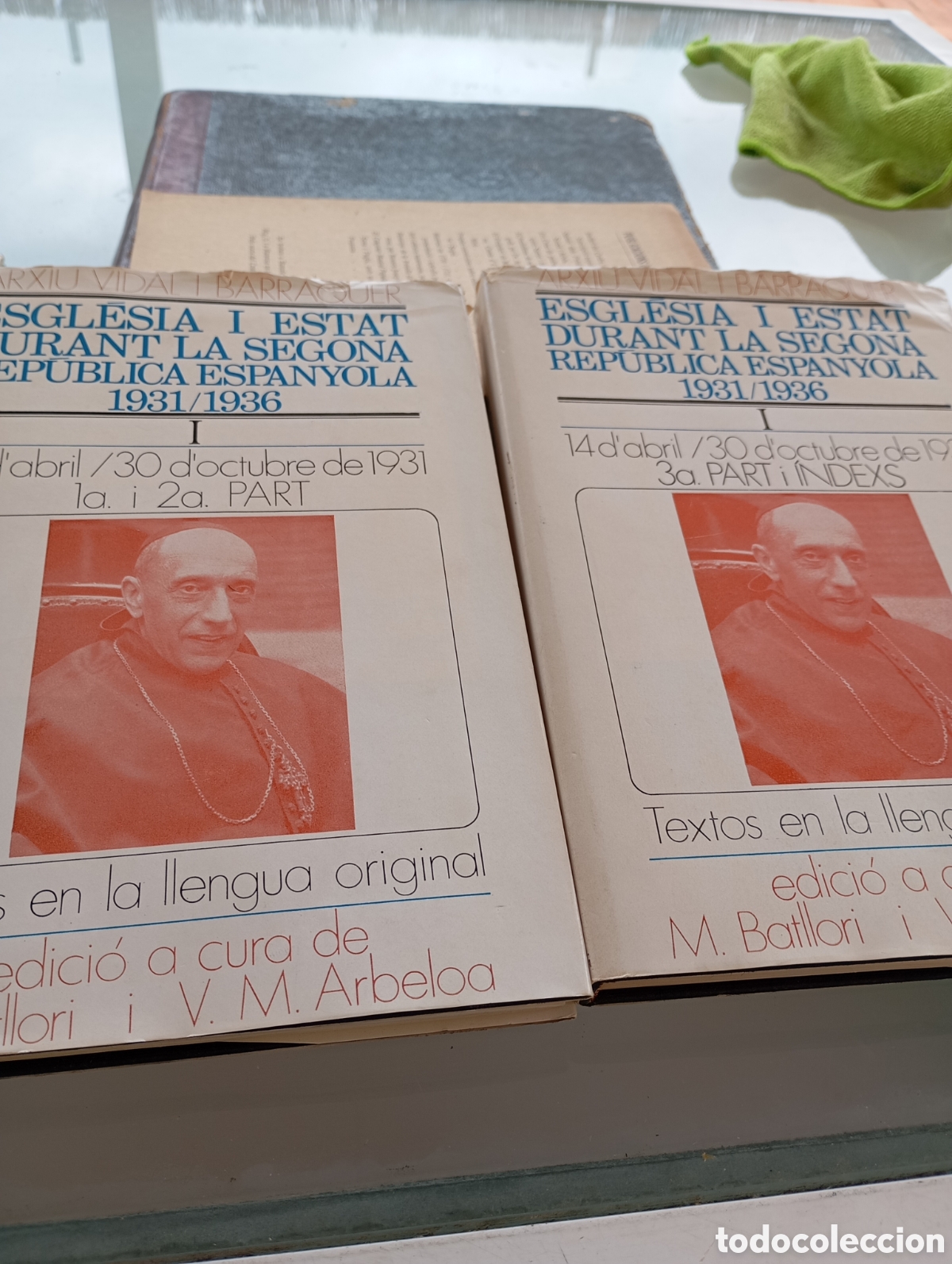 Libros de segunda mano: Esglesia i Estat durant la Segona Republica. 1931-36 Batllori i Arbeloa 2 T. Completa. Ver